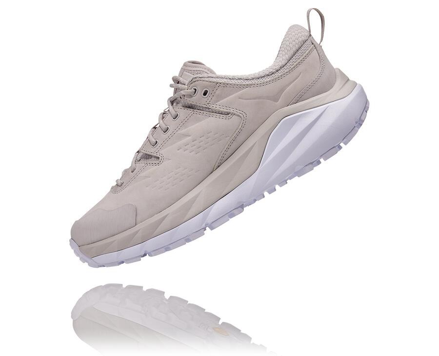 Tenis Hoka One One Trail Mujer Grises - Kaha Bajos Gore-Tex - ZQNU78012